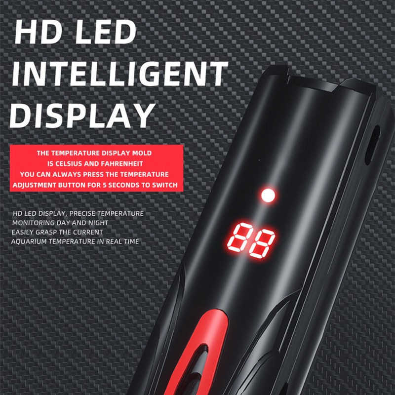 Aquarium Heater IPX6 Waterproof HD LED Display Intelligent PID Control