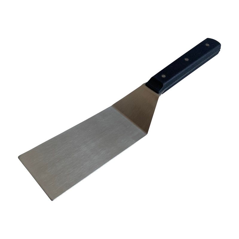 Rattleware Heavy Duty Stainless Steel 13.5” Black Handle Grill Spatula,