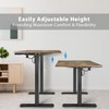 Lifetime Home Height Adjustable 55 Inches Electric Standing Desk -