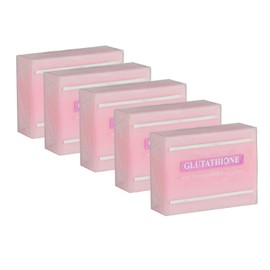 Premium Radiance Bar Soap with Glutathione Goat Milk and Rosehip for Smooth Nourished Skin Cleanse and Daily Care - 120g x 5 Bars