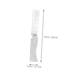 Beavorty Compact Beard Comb Set Pcs Retractable Mustache Styling Tool Portable and Foldable for Men