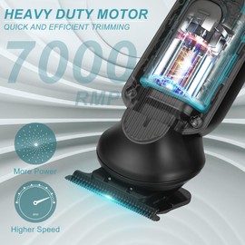 Scttomon Professional Hair Clipper for Men Hair Cutting Kit Men's Beard Trimmer Hair Trimmer Shaver Cordless Barber Clippers and Trimmers Set Black