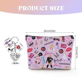 TTPSRY Cosmetic Bag Women's Travel Toiletry Bag Makeup Bag Travel Wash Bag Cord Makeup Organiser Portable Travel Cosmetic Bags with Cosmetic Brush Gifts Suitable for Women Girls, White (white A)