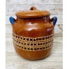 Olla de Barro con tapa Terracota Bean Soup Pot with