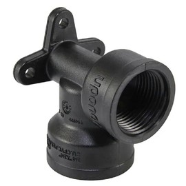 Uponor TotalFit 3/4 inch 90-Degree Drop-Ear Elbow FNPT, Push-to-Connect Engineered Polymer Fitting System for PEX, PE-RT, CPVC, and Copper - TF4237575