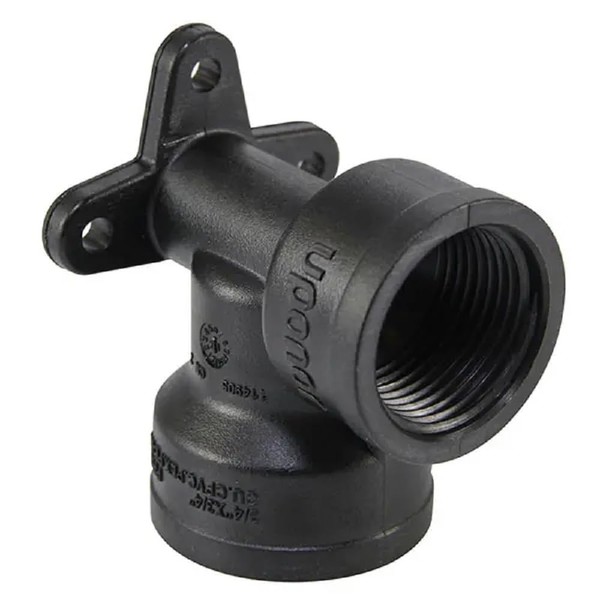 Uponor TotalFit 3/4 inch 90-Degree Drop-Ear Elbow FNPT, Push-to-Connect Engineered