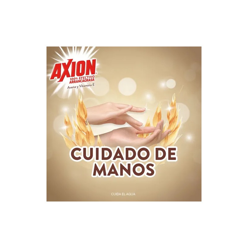 Lavatrastes líquido Axion avena con vitamina E 640ml