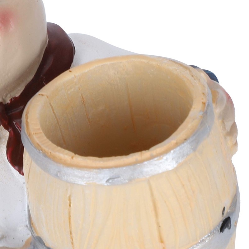 Chef Figurines Toothpick Holder, Resin Toothpick Dispenser with Italian Chef