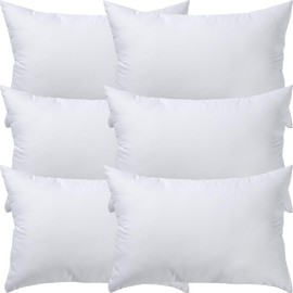 Redbest Duvet Quilt Cover, 4 Seasons Bed, Pillow, Cushion Filling, Side Sleeper Pillow, Neck Roll Textile Fibre, White, 40x60 cm