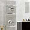 KINSE Shower Valve and Trim Kit, Shower Faucet Set With