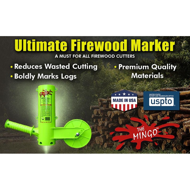 THE MINGO Marker Firewood Measuring Tool - Chainsaw Firewood Marking