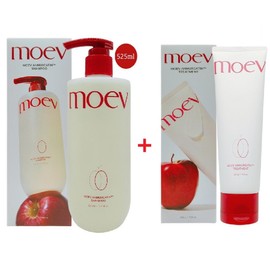Moev Anukatin Shampoo Apple Flavor 525ml + Anukatin Treatment 200g Set, 1 Piece / 모에브 아누카틴 샴푸 사과향 525ml + 아누카틴 트리트먼트 200g 세트, 1개