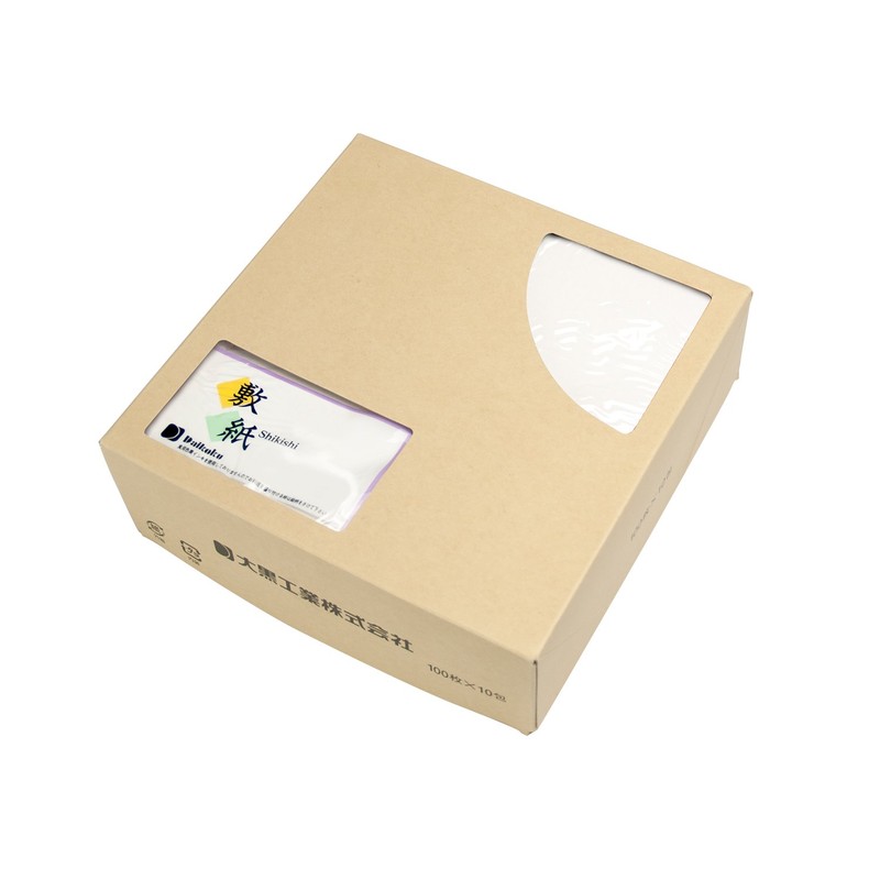 大黒工業 敷紙 4寸 12×12cm 赤 業務用 1000枚入