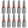 Antrader 10Pcs 25mm Long 1/4 Inch Hex Shank T20 Torx