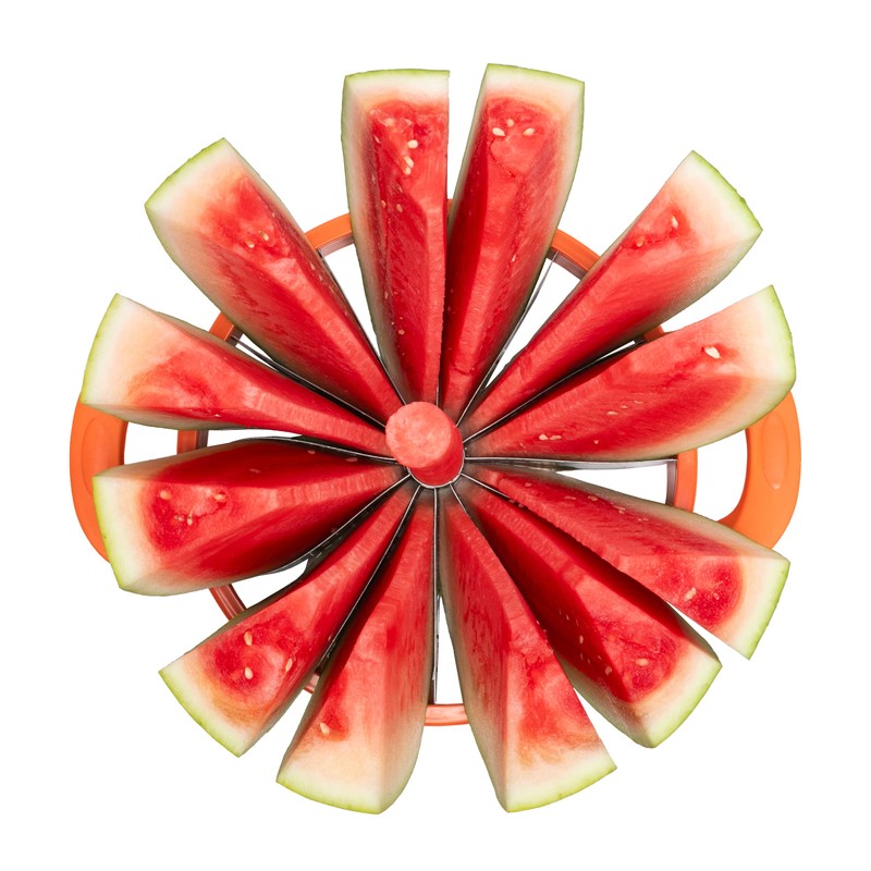 KOLORAE Extra Large Watermelon Slicer, Stainless Steel Cutter with Durable