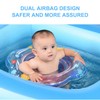 Swim Ring with Seat, Double Airbag Inflatable Toy, Swimming Training