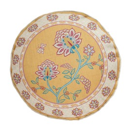 patdrea Linen Decorative Throw Pillow Covers Set Soft Durable Cushion Cases Pillowcase for Couch Bedroom Car Living Room D=16"