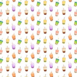 Boba Wrapping Paper Set | Two 20inx30in Folded Wrapping Papers | Unique, Hilarious, and Original Design | Funny Joke Gifts