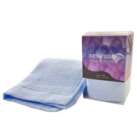 野村タオル(Nomura Towel) フェイスタオル resspillo(レスピロ) ブルー 33×85cm 1枚