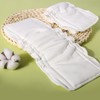 5 Öko-Bambus-Baumwolle, elastische Einlagen für Babywindeln, sehr saugfähig, wiederverwendbar, 5
