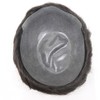 Lavishairs 0.06-0.08mm Full PU Men Toupee Human Hair Prothesis Men's