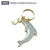 Aquatic Key Ring [Dolphin] Marine Animal Cute Key Chain Z0205/KH