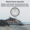 PiecesBeach 10 Inch Tide Clock Atlantic High Tide Low Tide
