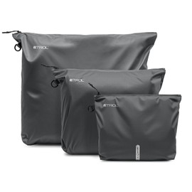 ETROL Travel Packing Cubes Set of 3, Waterproof Compression Storage Bags for Clothes, Lightweight Luggage Organizers for Suitcase, Backpacking, Hiking, Camping & Business Trips(M+L+XL)