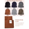 FEQO 6 Pack Satin Lined Winter Beanie Hats Soft Silk