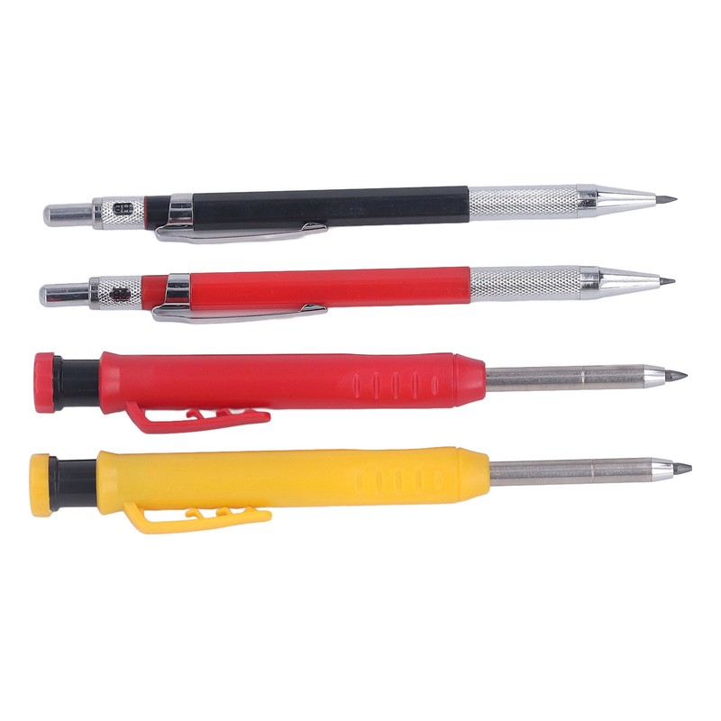 Mechanical Carpenter Pencil Set with 40 Refill Simple Operation Deep