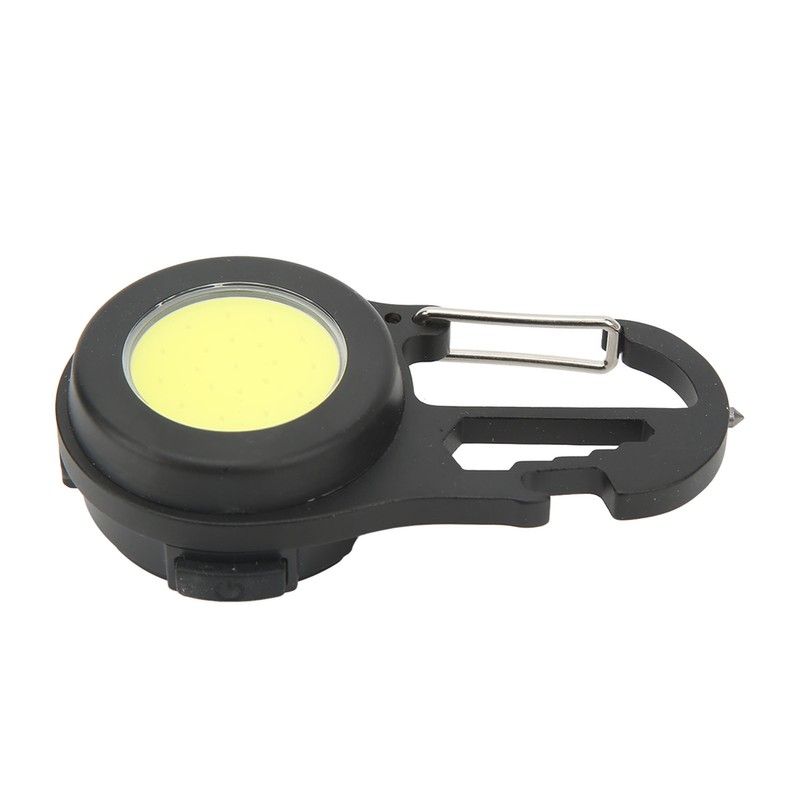 Mini Keychain Light USB Dual Light Source Keychain Flashlight Magnetic