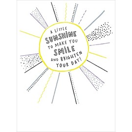 A Little Sunshine To Brighten Your Day Greeting Card Blank Inside Any Occasion 663667