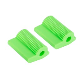 Hihaha 2pcs Universal Green Gear Shifter Protector Cover for Motorcycle Durable Material