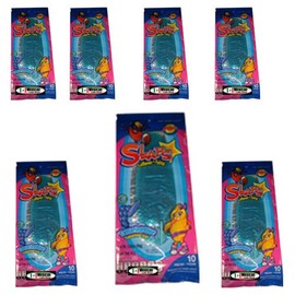 7x10 Slaps Cachepigui (Cachetadas) Blue Tamarind Fruit Lollipop Candy (70pc)