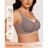 Vertvie Bras for Women No Underwire Wireless Support Bra Underarm-Smoothing