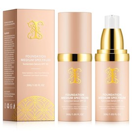 【Efecto corrector perfecto】Nuestra base de maquillaje que cambia de color se adapta perfectamente a tu tono de piel natural, lo que garantiza un maquillaje natural y cómodo. La base líquida
