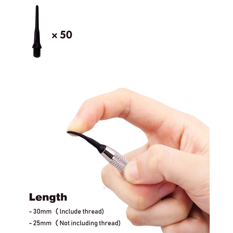 Darts Plastic Tip - Professional Soft Tip Darts Set for