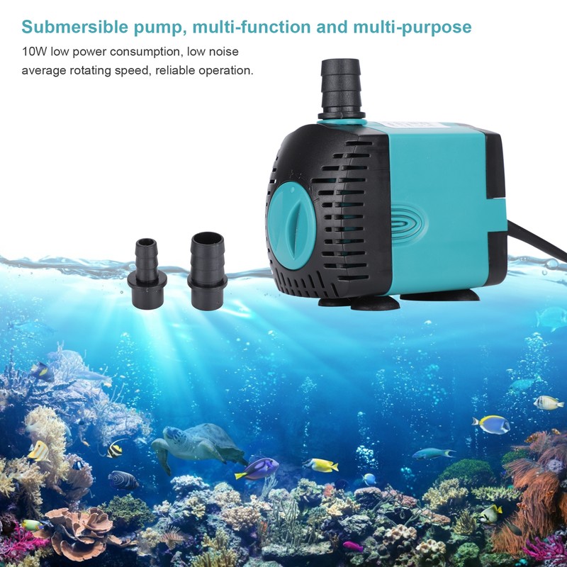 10W Submersible Pump 600L/H 1.2m Lift Low Noise Water Pump