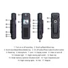 Body Cam Audio Video Recording Magnetic Mount 1080P HD Mini