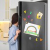FuninCrea Magnetic Fridge Stickers, Pack of 12 Glass Colourful Butterfly