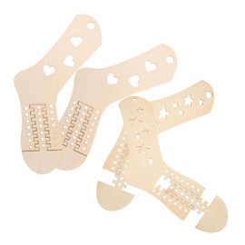 jojofuny 2 Pairs DIY Sock Blockers of Heart Star Knitting Molds Sock Display Organizer for Crafting Safe Practical Stretchers for Knitting Smooth Surface Durable Design