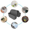 Sponge Holder for Kitchen Sink, Silicone Sink Saddle Caddy Organizer