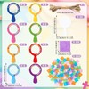 CJiangpo 24 Sets Magnify Suncatcher Paper Craft Kits, DIY Stained