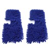2PCS Mop Head Pad Microfiber Mop Replacement Pad Washable Reusable