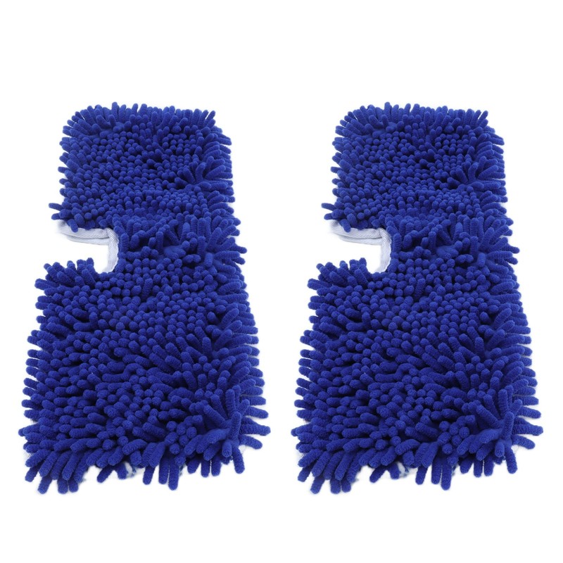 2PCS Mop Head Pad Microfiber Mop Replacement Pad Washable Reusable
