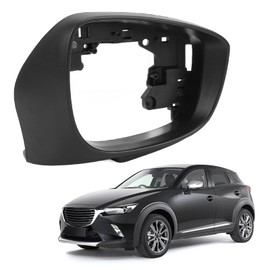 Carcasa de la Cubierta del Espejo Lateral para CX-3 2015-2019, CX5 2014-2017 (con Versión de Espejo ligero), Marco Embellecedor de la Cubierta del Espejo Retrovisor (Bien)