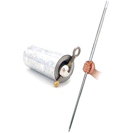 59" Magician Metal Appearing Cane with Free Gloves and Video Tutorial Stage Close-up Magic Tricks