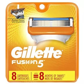 Gillette Fusion5 men's razor blade refills come complete with 5 precision blades