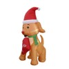1.5M Christmas Inflatable Dog Led Light Model for Indoor Outdoor
