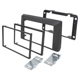 tomzz Audio 2409-020 Double DIN Radio Fascia Compatible with Dacia Duster from 2022 Black
